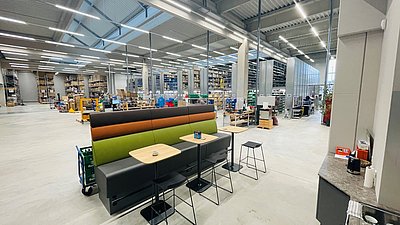 Lager des Standorts Sankt Marienkirchen