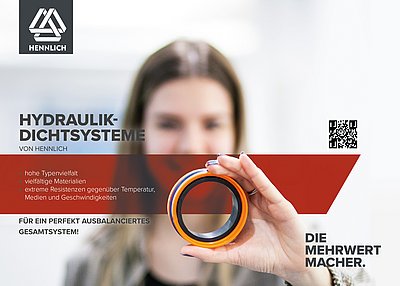 Beispiel des neuen Corporate Designs von Hennlich