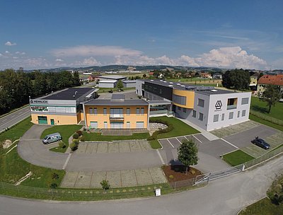 Vogelperspektive der Büroräume in Suben Österreich